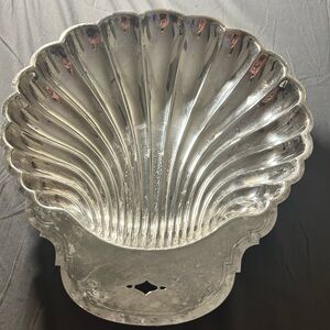 Vintage Silver Plated Shell Wall Pocket Planter – Coastal Nautical Decor